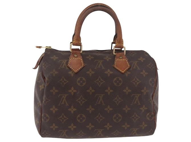 LOUIS VUITTON Borsa Monogram Speedy 25 M41528 LV Auth 186274 Monogramma - vista 2