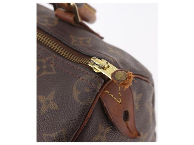 LOUIS VUITTON Borsa Monogram Speedy 25 M41528 LV Auth 186274 Monogramma - vista 9