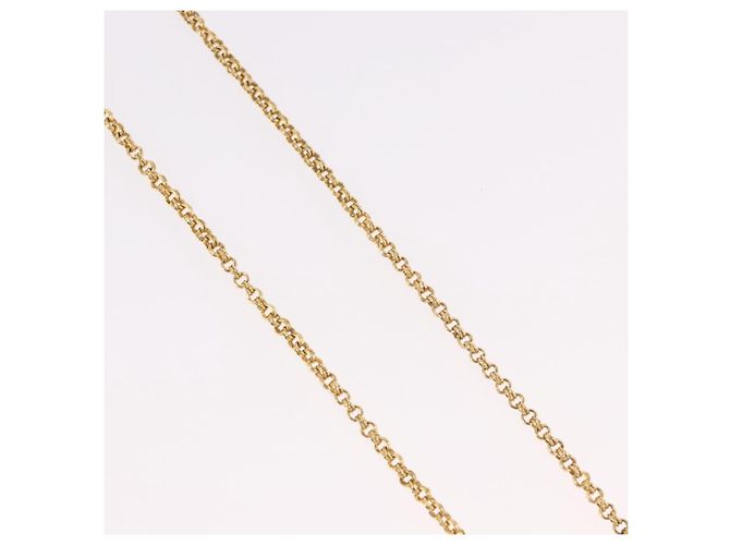 Collana Christian Dior metall Gold Auth SW2416 D'oro - vista 5