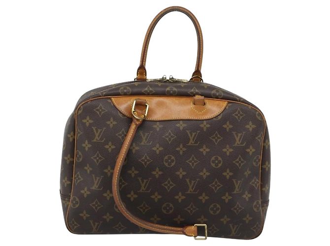 Borsa LOUIS VUITTON Monogram Deauville M47270 LV Auth 185699 Monogramma - vista 2