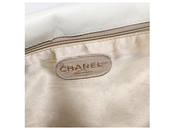 CHANEL Big Matelasse Chain Shoulder Bag Canvas Pink Gold CC Auth 185745SAV Rosa D'oro - vista 21