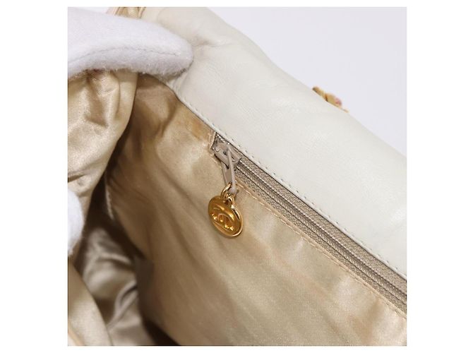 CHANEL Big Matelasse Chain Shoulder Bag Canvas Pink Gold CC Auth 185745SAV Rosa D'oro - vista 24
