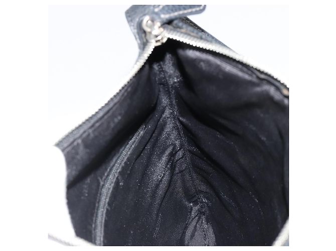 Borsa a tracolla LOEWE Pelle Nera Argento Auth 186849A Nero - vista 19