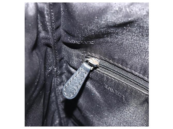 Borsa a tracolla LOEWE Pelle Nera Argento Auth 186849A Nero - vista 21