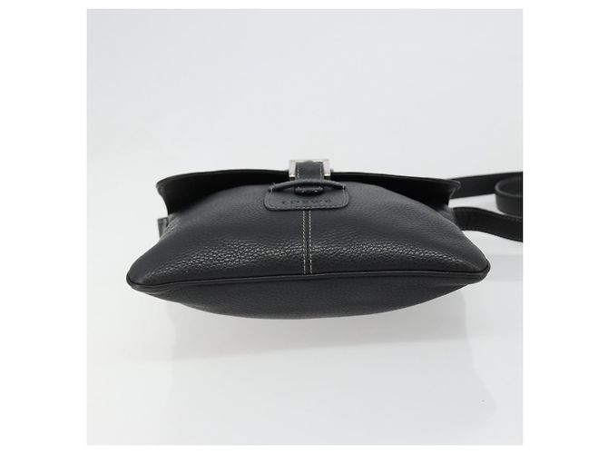 Borsa a tracolla LOEWE Pelle Nera Argento Auth 186849A Nero - vista 5