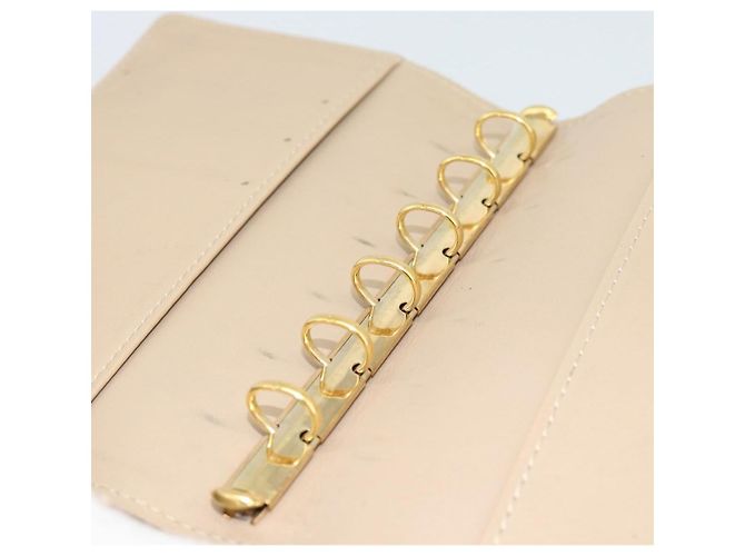 LOUIS VUITTON Monogram Vernis Agenda PM Planner Cover Beige R21001 Auth 185865 - vista 10