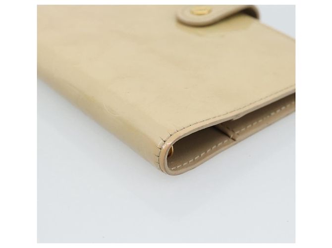 LOUIS VUITTON Monogram Vernis Agenda PM Planner Cover Beige R21001 Auth 185865 - vista 14