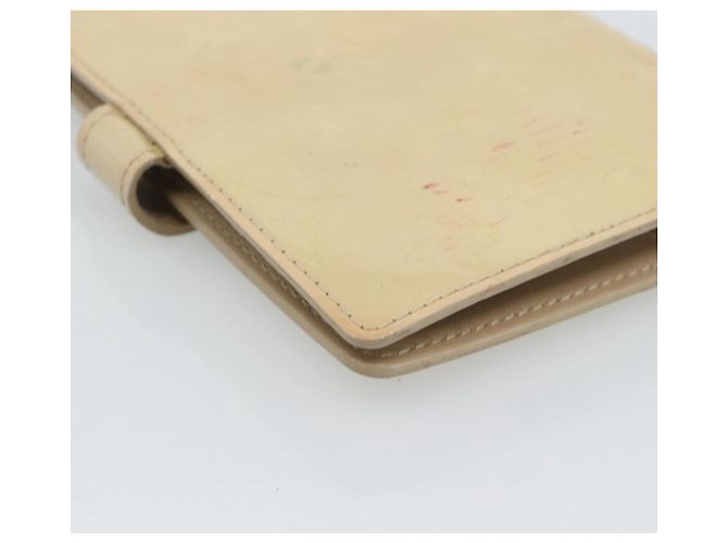 LOUIS VUITTON Monogram Vernis Agenda PM Planner Cover Beige R21001 Auth 185865 - vista 16