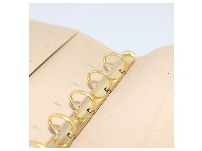 LOUIS VUITTON Monogram Vernis Agenda PM Planner Cover Beige R21001 Auth 185865 - vista 19