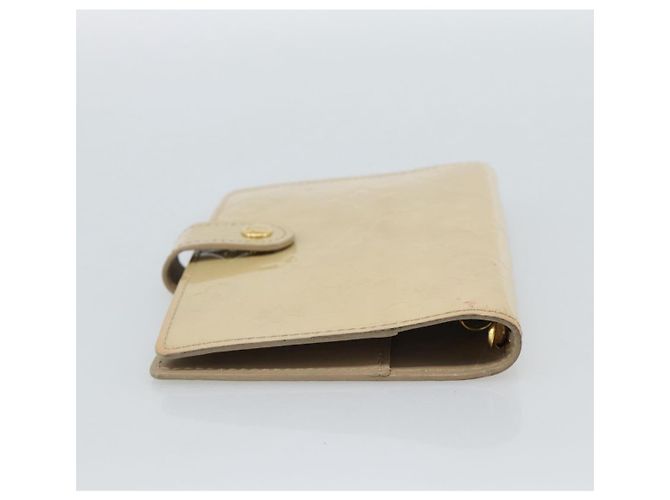 LOUIS VUITTON Monogram Vernis Agenda PM Planner Cover Beige R21001 Auth 185865 - vista 5