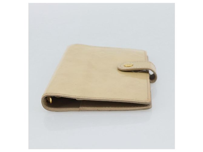 LOUIS VUITTON Monogram Vernis Agenda PM Planner Cover Beige R21001 Auth 185865 - vista 6