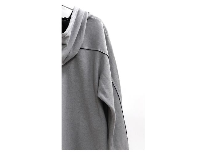 Alexander Wang T-Line Vestido Sudadera con Capucha Gris - vista 4