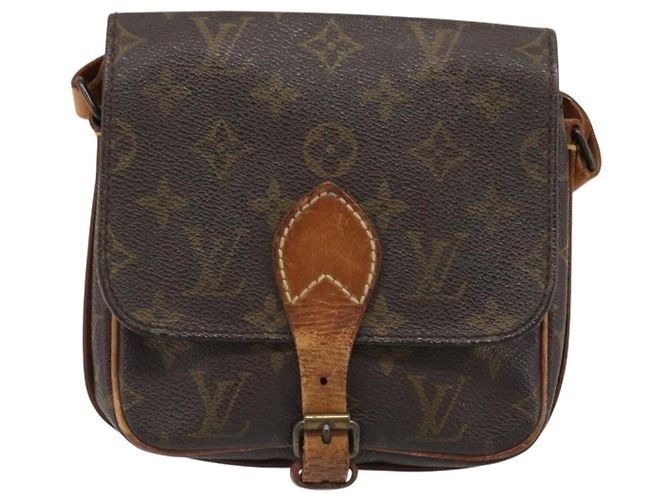 LOUIS VUITTON Borsa a Spalla Monogram Cartouchiere PM M51254 LV Auth 186874 Monogramma - vista 13