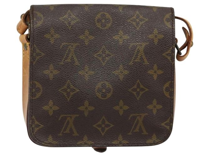 LOUIS VUITTON Borsa a Spalla Monogram Cartouchiere PM M51254 LV Auth 186874 Monogramma - vista 2