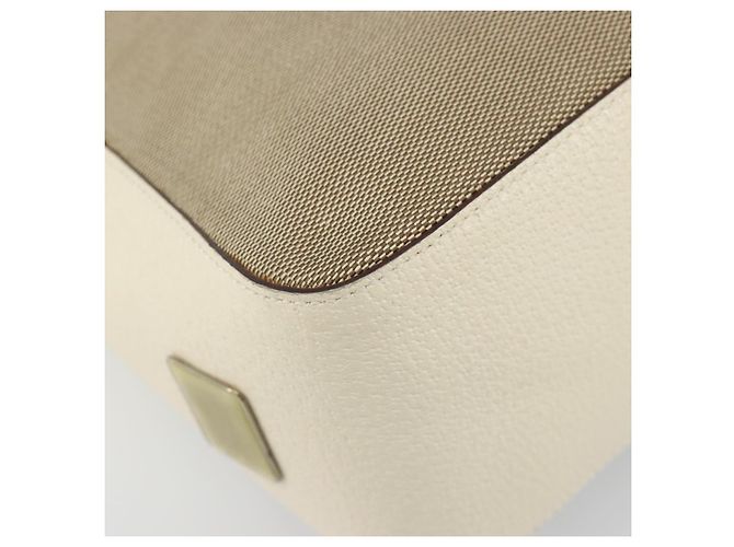 Borsa GUCCI Tela Avorio Argento 001 3766 Auth 186840 Crudo - vista 14