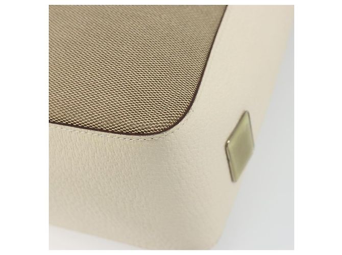 Borsa GUCCI Tela Avorio Argento 001 3766 Auth 186840 Crudo - vista 15
