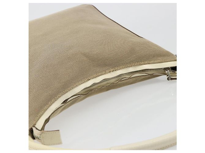 Borsa GUCCI Tela Avorio Argento 001 3766 Auth 186840 Crudo - vista 6