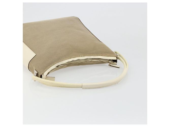 Borsa GUCCI Tela Avorio Argento 001 3766 Auth 186840 Crudo - vista 7