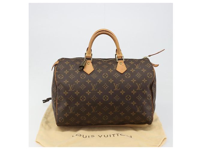 LOUIS VUITTON Borsa Monogram Speedy 35 M41524 LV Auth 187106SAV Monogramma - vista 12