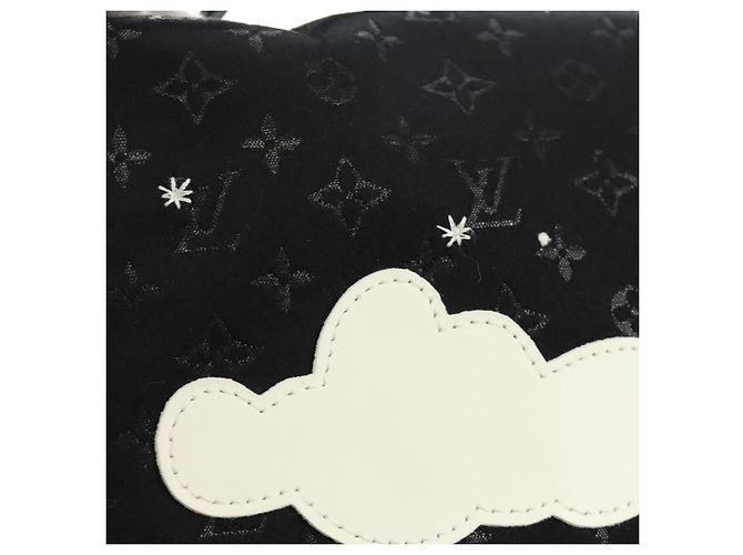 LOUIS VUITTON Monogram Satin Musette Comte de Fe Bag Black M92273 LV Auth 179540SAV Schwarz - Ansicht 21