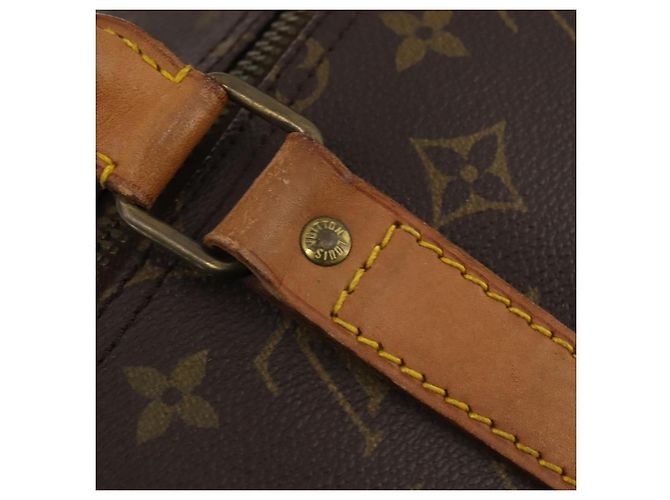 LOUIS VUITTON Monogram Keepall 55 Boston Bag M41424 LV Auth 187063 Monogramma - vista 18