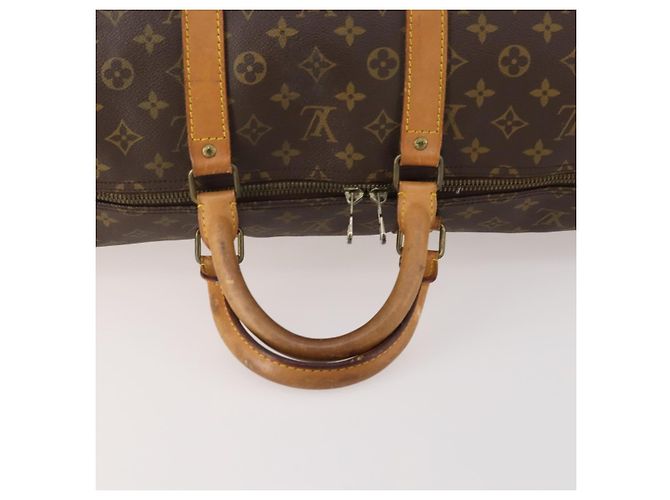 LOUIS VUITTON Monogram Keepall 55 Boston Bag M41424 LV Auth 187063 Monogramma - vista 7