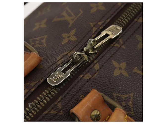 LOUIS VUITTON Monogram Keepall 55 Boston Bag M41424 LV Auth 187063 Monogramma - vista 9