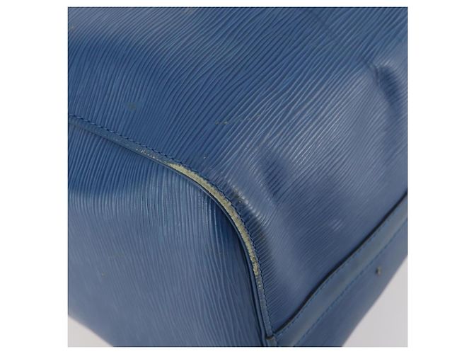 LOUIS VUITTON Epi Keepall 45 Boston Bag Blue M42975 LV Auth 183312 - vista 14