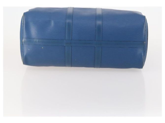LOUIS VUITTON Epi Keepall 45 Boston Bag Blue M42975 LV Auth 183312 - vista 5