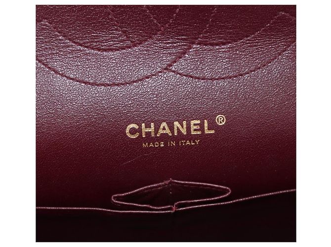 CHANEL Big Matelasse30 Chain Shoulder Bag Lamb Skin Black Gold CC Auth 184946SAV Nero D'oro - vista 23