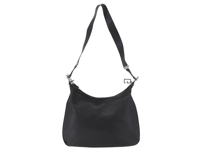 Borsa a Spalla GUCCI in Pelle Nera Argento 001 3341 Auth 187636 Nero - vista 13