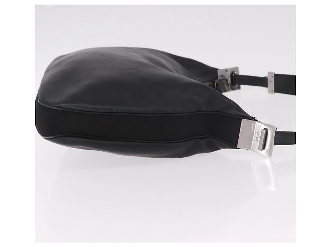 Borsa a Spalla GUCCI in Pelle Nera Argento 001 3341 Auth 187636 Nero - vista 3