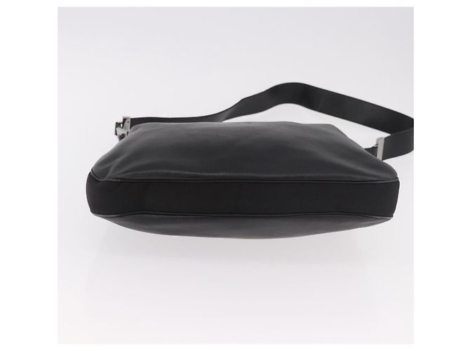 Borsa a Spalla GUCCI in Pelle Nera Argento 001 3341 Auth 187636 Nero - vista 5