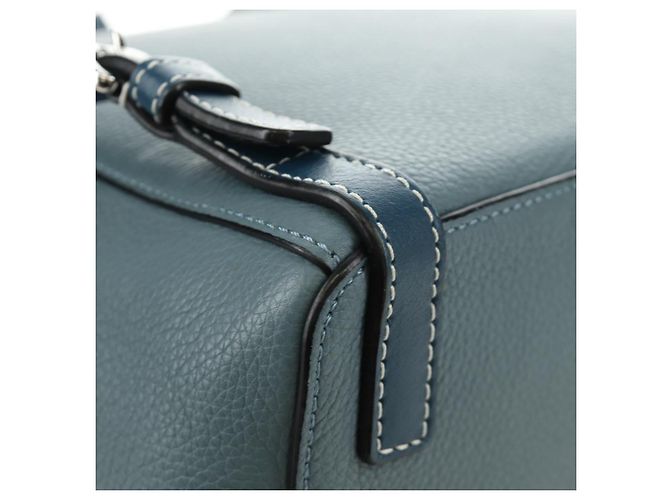 Zaino LOEWE Dumbo Goya Disney Collaboration in pelle blu argento Auth 185303SAM - vista 19