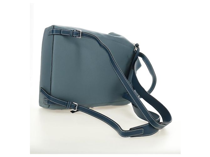 Zaino LOEWE Dumbo Goya Disney Collaboration in pelle blu argento Auth 185303SAM - vista 8