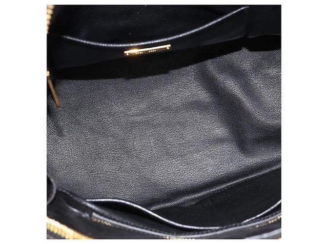 Borsa Miu Miu Matelasse Biker in pelle di agnello 2 modi Nero Oro Auth 187637V D'oro - vista 9