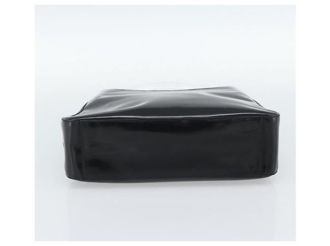 Borsa a Spalla PRADA in Pelle Nera Argento Auth 187050A Nero - vista 5