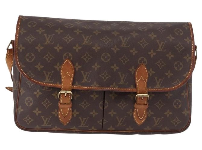 LOUIS VUITTON Borsa a Spalla Monogram Gibeciere GM M42246 LV Auth 187115 Monogramma - vista 13