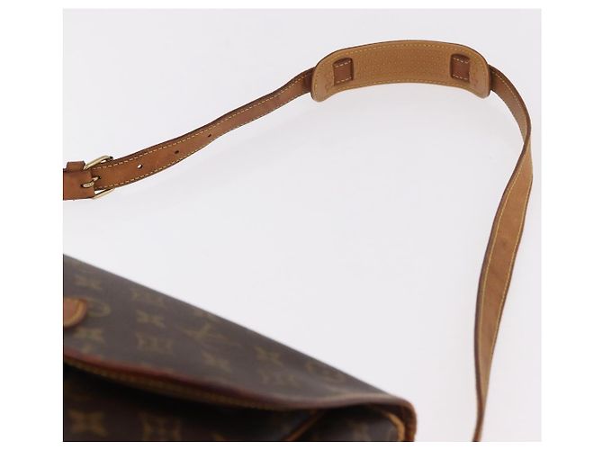LOUIS VUITTON Borsa a Spalla Monogram Gibeciere GM M42246 LV Auth 187115 Monogramma - vista 14