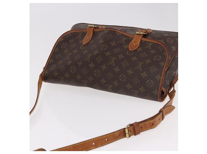 LOUIS VUITTON Borsa a Spalla Monogram Gibeciere GM M42246 LV Auth 187115 Monogramma - vista 7