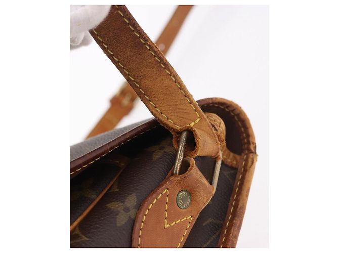 LOUIS VUITTON Borsa a Spalla Monogram Gibeciere GM M42246 LV Auth 187115 Monogramma - vista 9