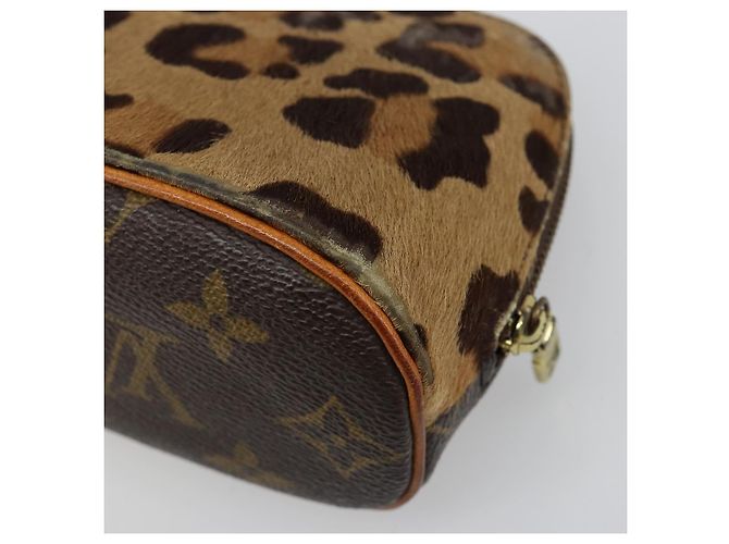 LOUIS VUITTON Monogram Leopard Azzedine Alaa Alma Pouch M99032 LV Auth 185752A Monograma - vista 15