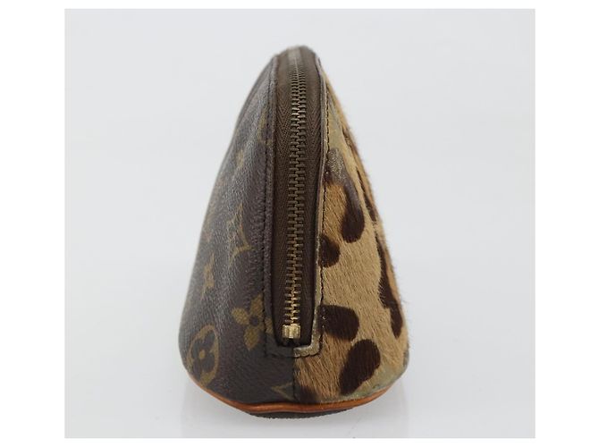 LOUIS VUITTON Monogram Leopard Azzedine Alaa Alma Pouch M99032 LV Auth 185752A Monograma - vista 4