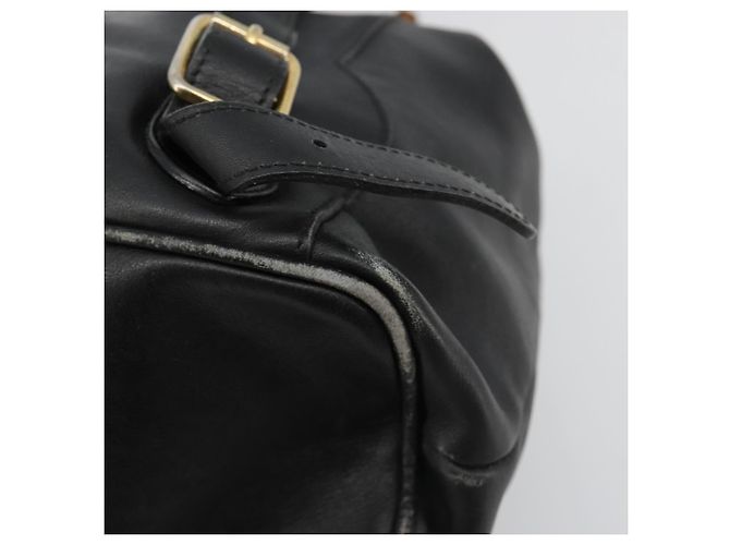 Zaino GUCCI Bamboo in pelle nera e oro 003 2058 0016 Auth BA13350 Nero D'oro - vista 18