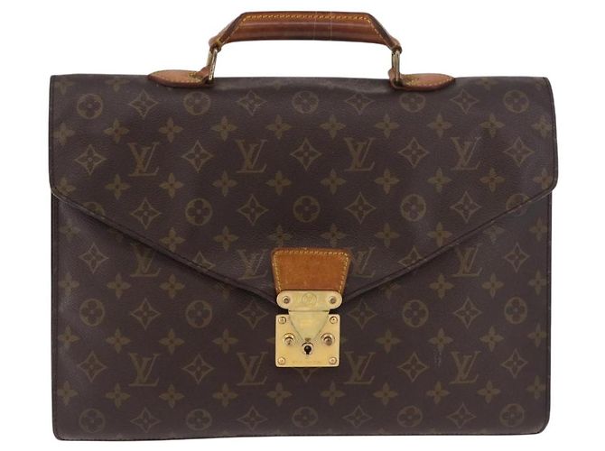 LOUIS VUITTON Monogram Serviette Conseiller Briefcase M53331 LV Auth 185967 Monogramma - vista 13