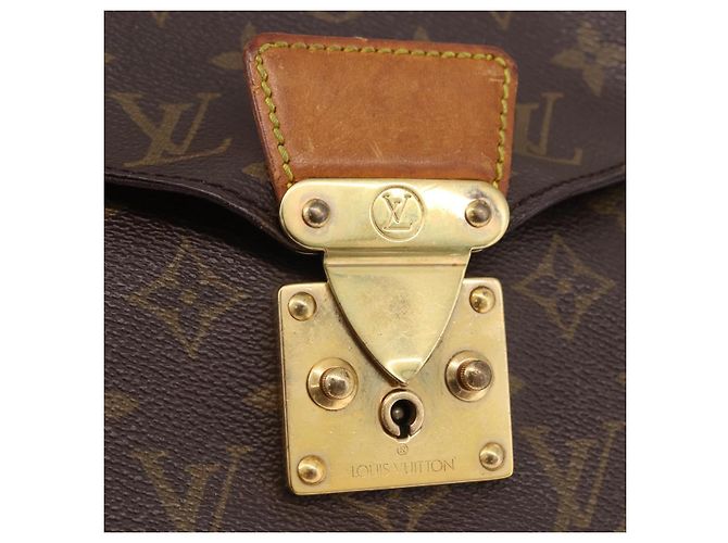 LOUIS VUITTON Monogram Serviette Conseiller Briefcase M53331 LV Auth 185967 Monogramma - vista 18