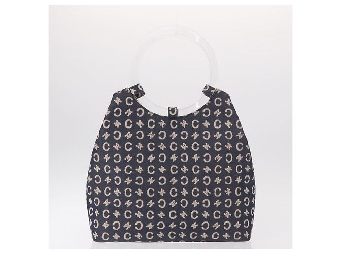 Céline Borsa CELINE C Macadam Canvas Navy Auth 187648V Blu navy - vista 2
