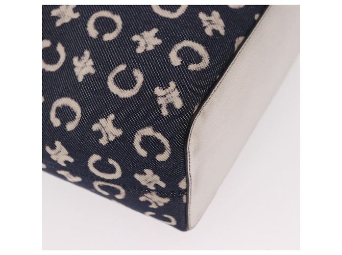 Céline Borsa CELINE C Macadam Canvas Navy Auth 187648V Blu navy - vista 9