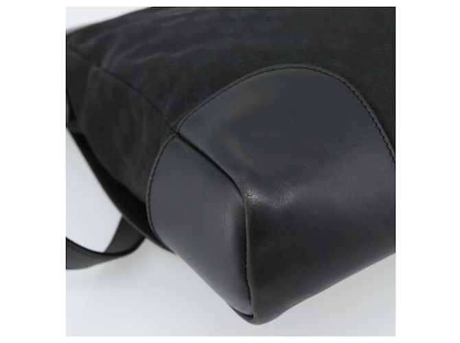 Borsa a tracolla GUCCI GG Canvas Web Sherry Line Nera Argento Rosso 322077 Auth ka4834 Nero - vista 17