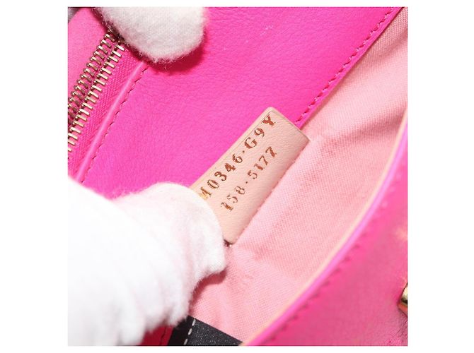 FENDI Chain Shoulder Bag Leder Rosa Gold Auth ka4836A Pink Golden - Ansicht 12